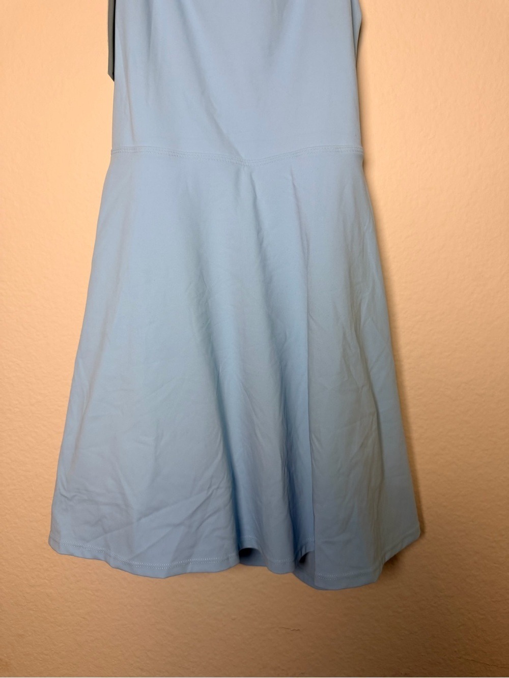 Halara Active Dress Light Blue XS SoftlyZero Airy Backless Twisted - Picture 13 of 13